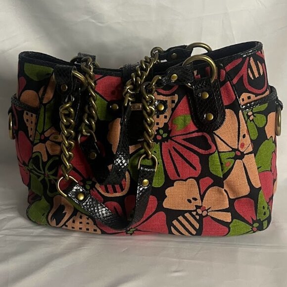 Beautiful ISABELLA FIORE beaded tapestry shoulder bag - Picture 2 of 11